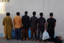 دستگیری اتباع افغانستان